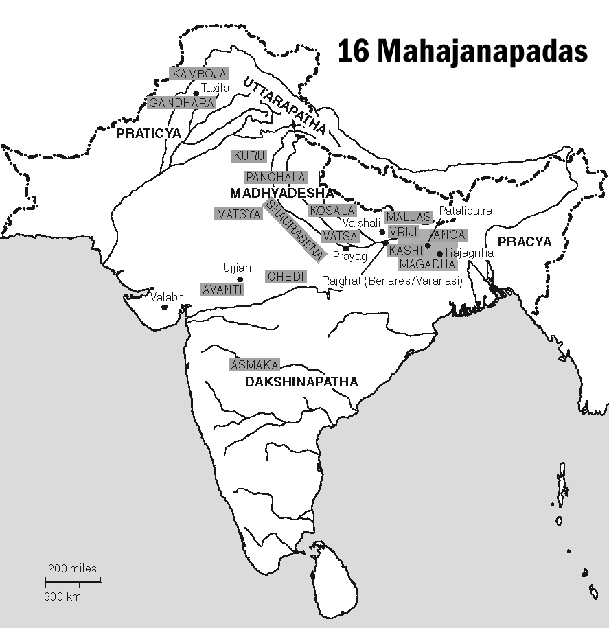 16 Mahajanapada And Their Capitals - General Knowledge Today